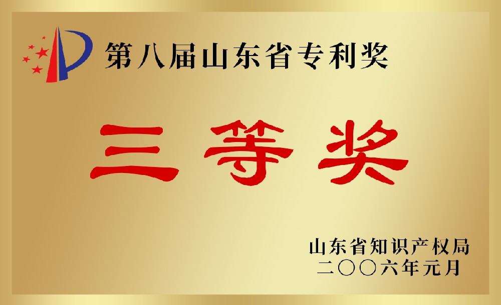 第八届山东省专利奖